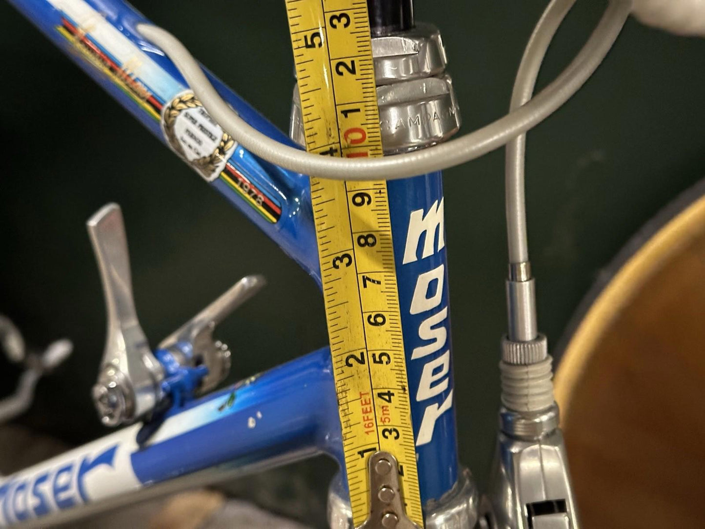 Rare F. Moser pursuit time trial campagnolo parts tt bike