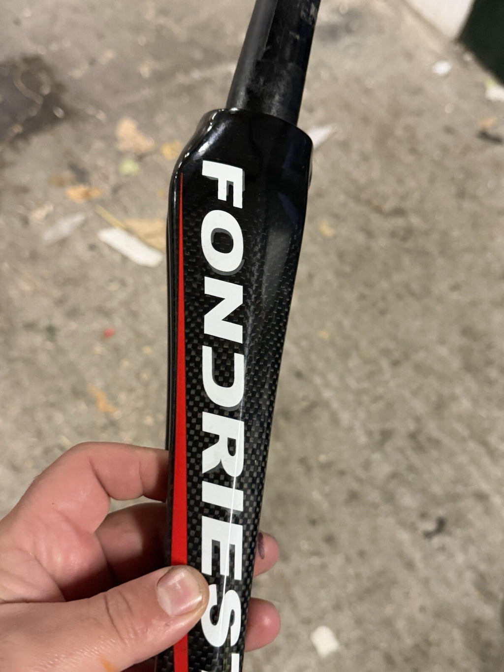 Fondriesr Full Carbon Road Forks Tapered 1/4 - view 2