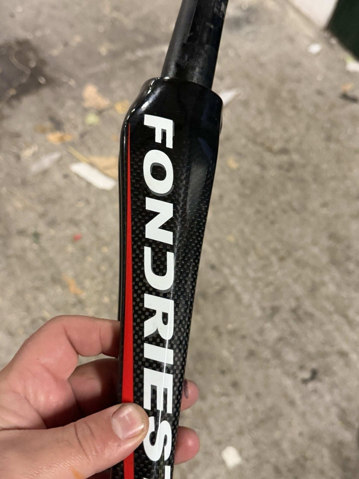 Fondriesr Full Carbon Road Forks Tapered 1/4 - view 2