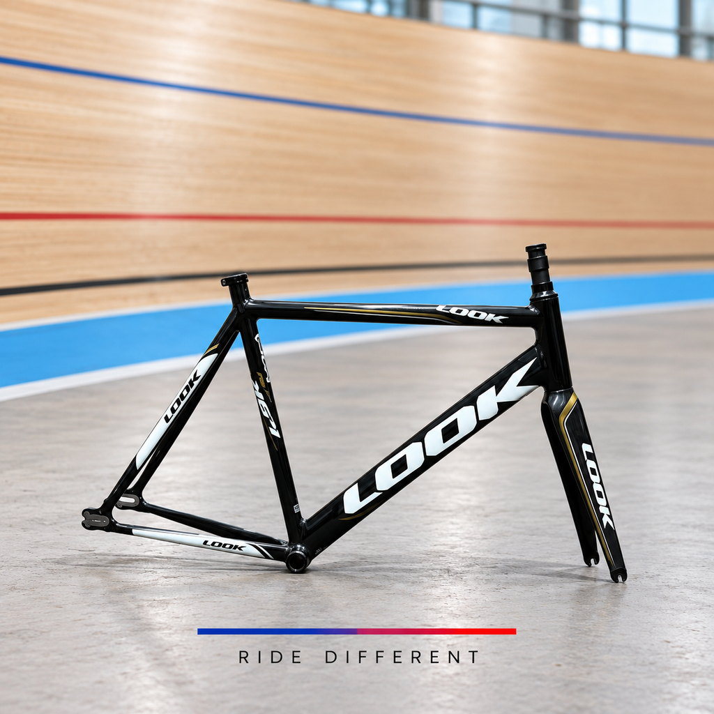 Look 464 AL Track Frameset Size M – Top Tube Dent