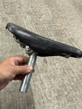 Vintage Gran Prix Bike Saddle 25.6 Seatpost