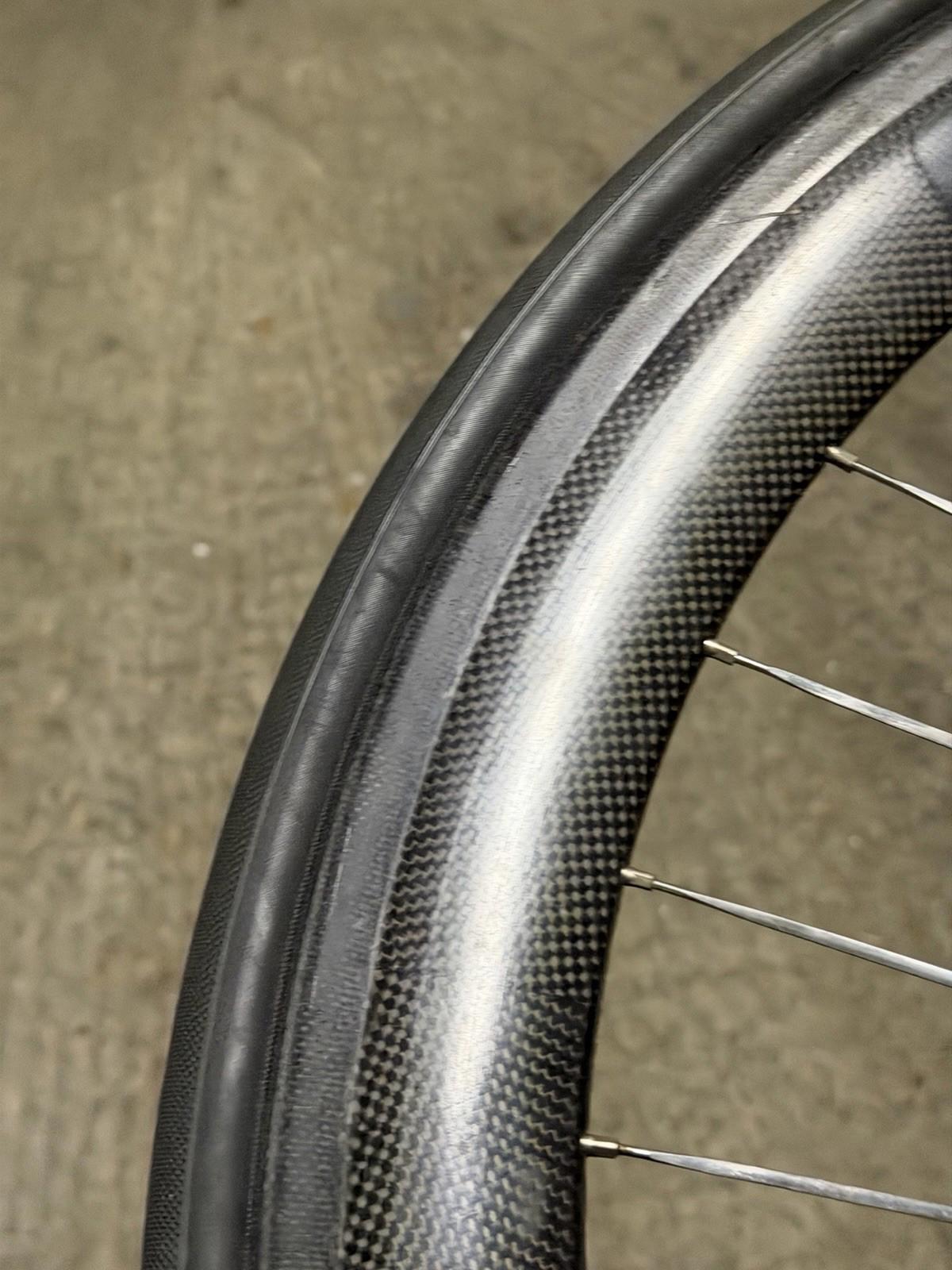 Zipp Tubular Track Wheelset Fixed Gear Pista Wheels Vintage ( Small Damage)