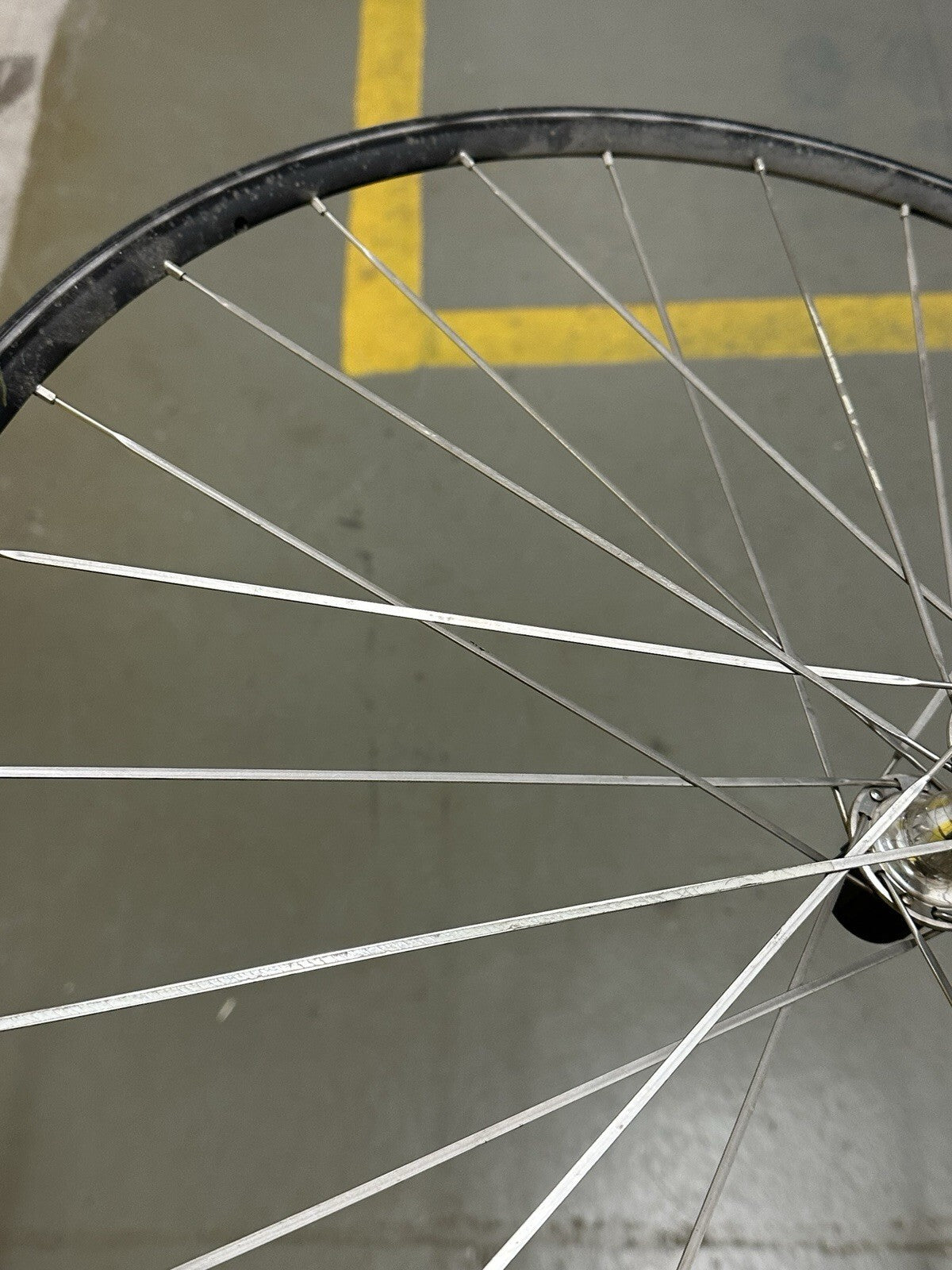 Vintage Dura Ace Road Wheelset Wolber Tubular Rims Aero Spokes - view 7