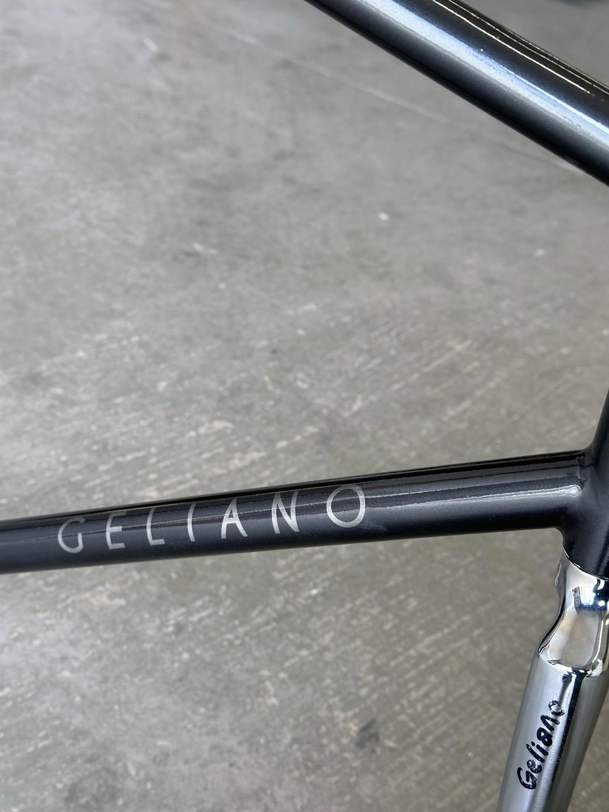Rare Geliano Pista Columbus Tubing Split Seattube Track Custom Frameset