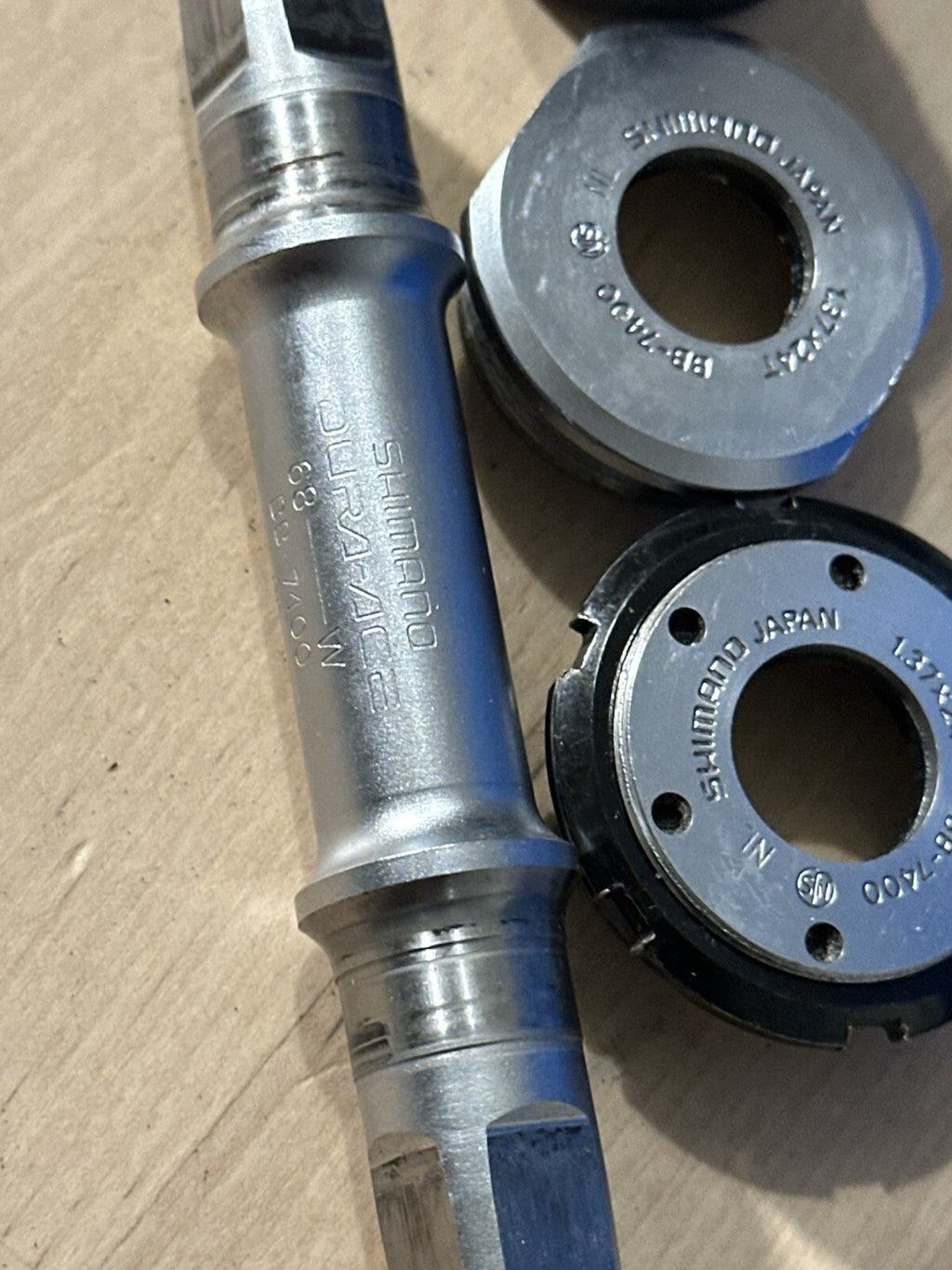 Rare Vintage Dura Ace Shimano Bottom Bracket Njs 7400