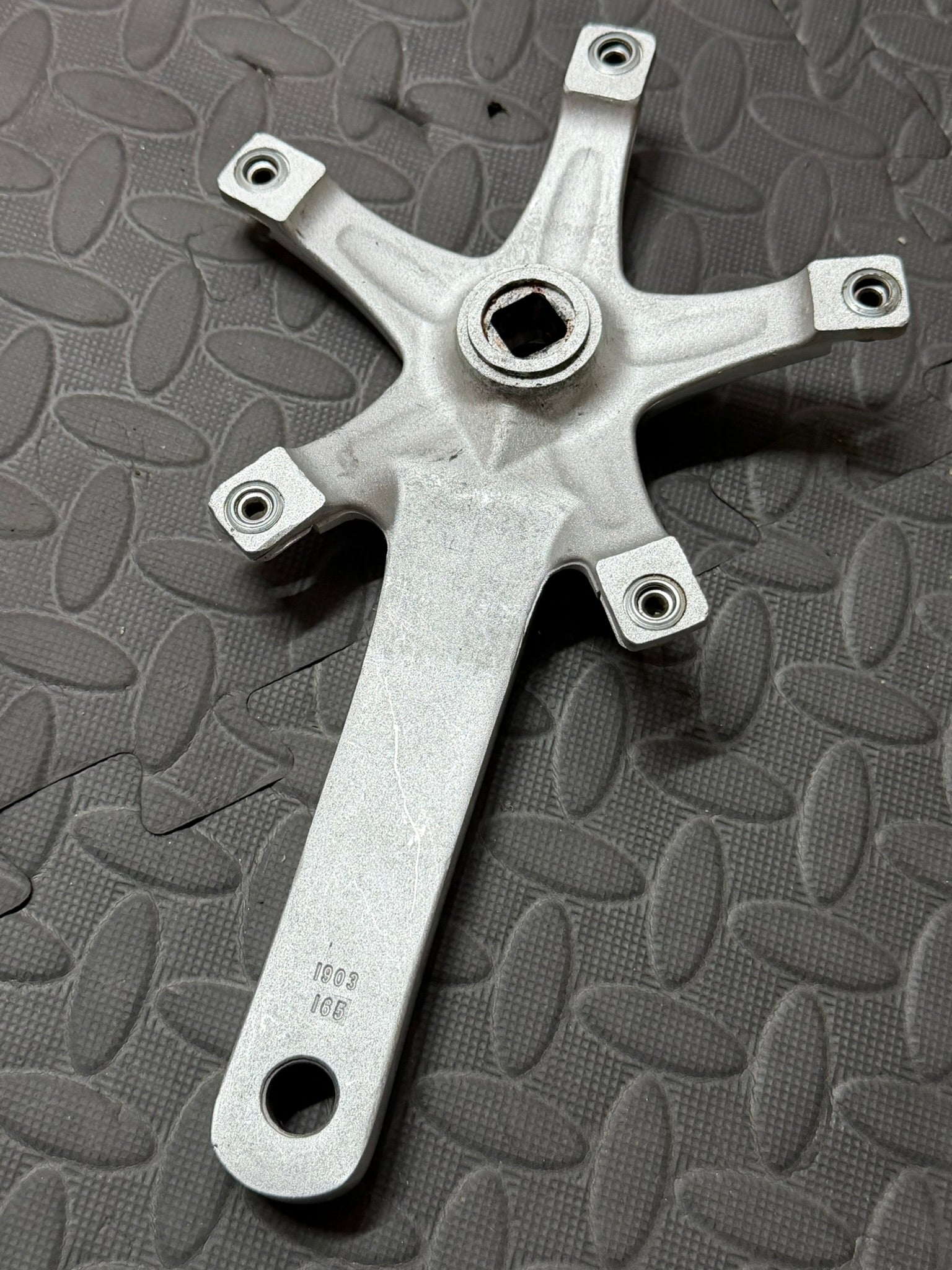 Stronglight Track Crankset 165mm 144BCD