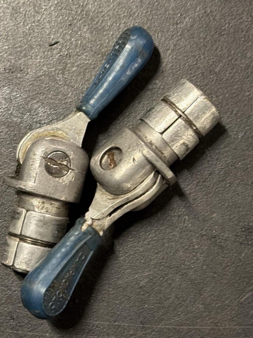 Campagnolo Record Time Trial Tt Shifters Rare
