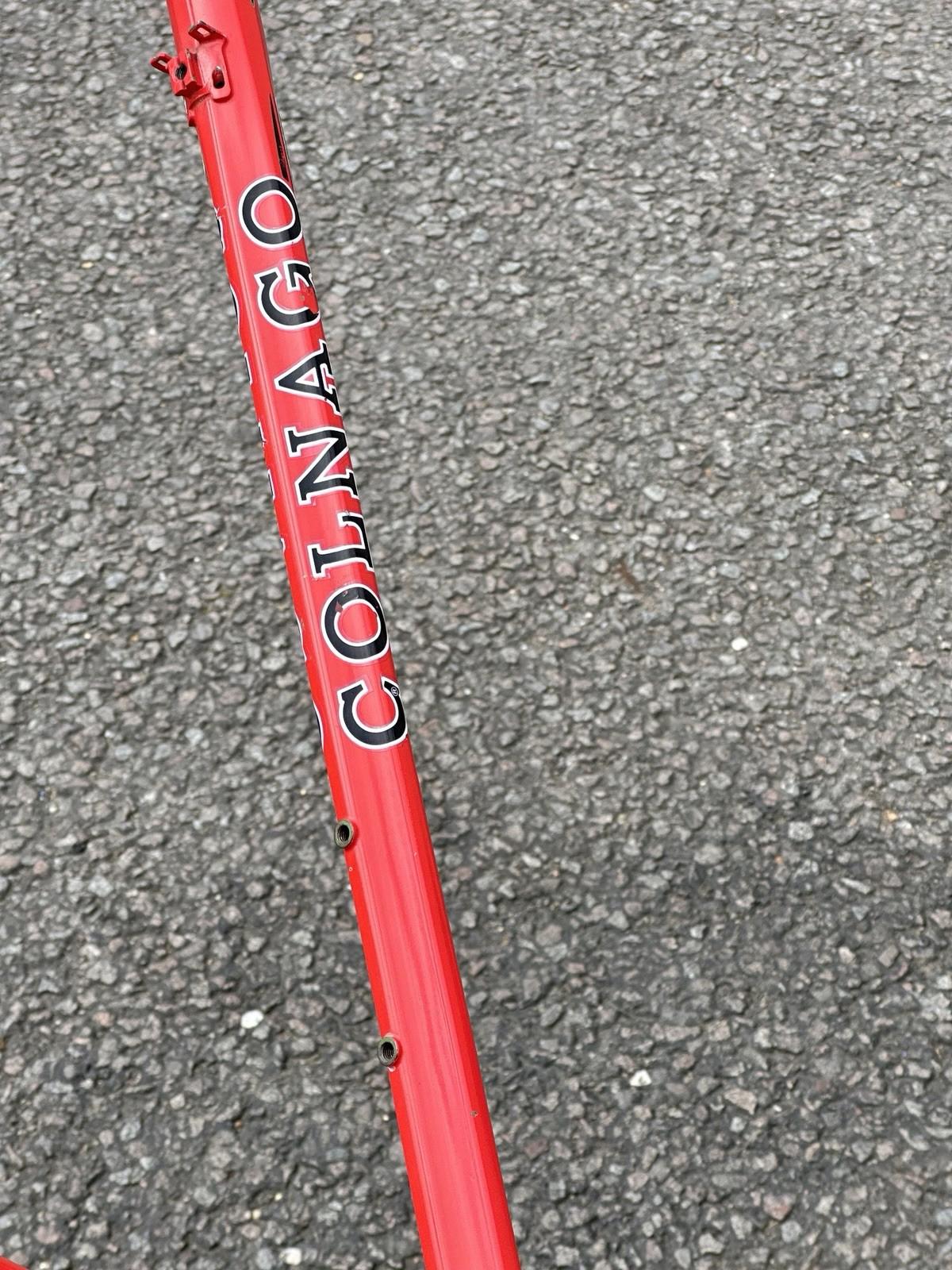 Rare Vintage Colnago Pursuit Tt 700/650c Cx Straight Forks Small Dent