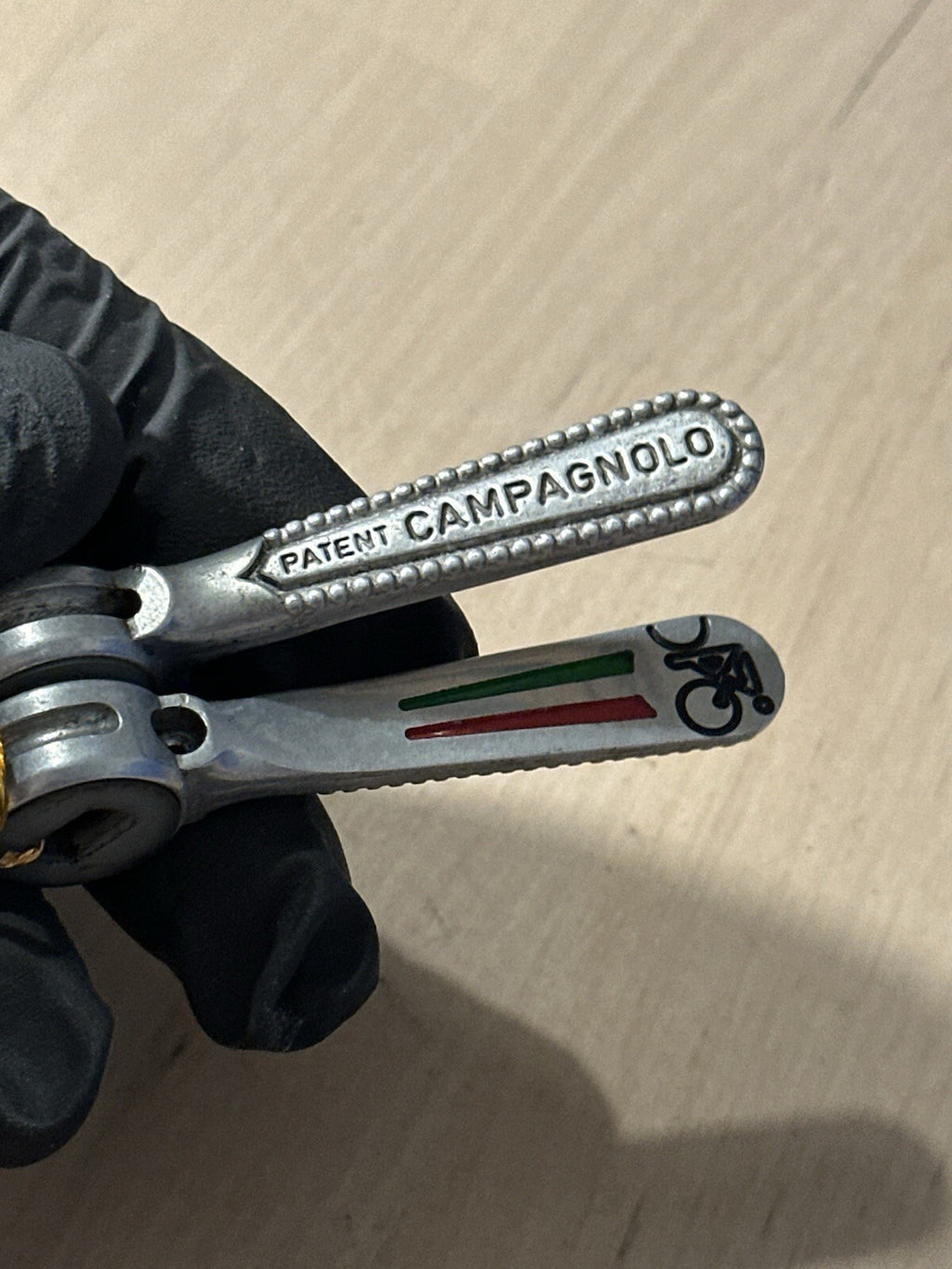 Vintage Campagnolo Down Tube Shifters Engraved - view 4