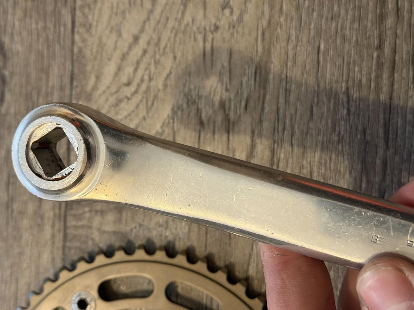 Dura Ace 10pitch Track Groupset Crankset Hubs 165mm Fixed Gear Vintage Set 28h