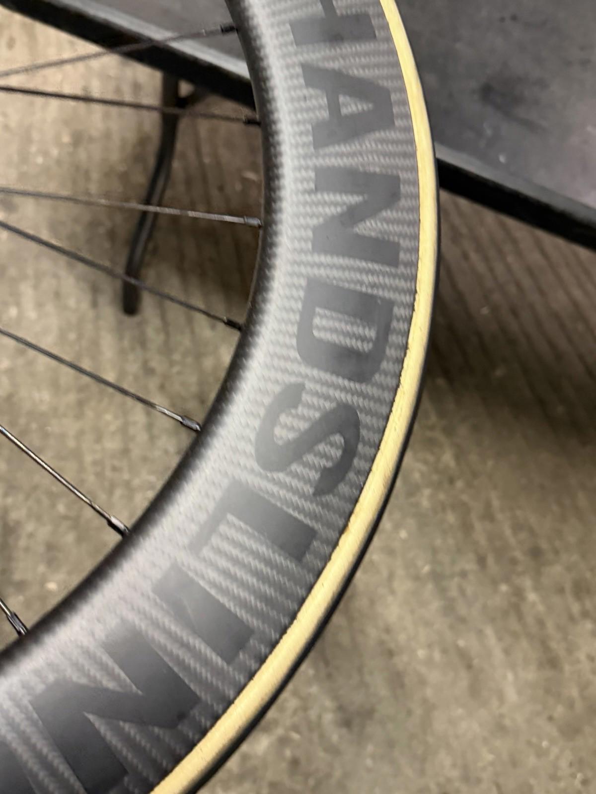 Handsling Track Wheelset Tubular Dura Ace 7600 Hubs Racing Wheels Carbon