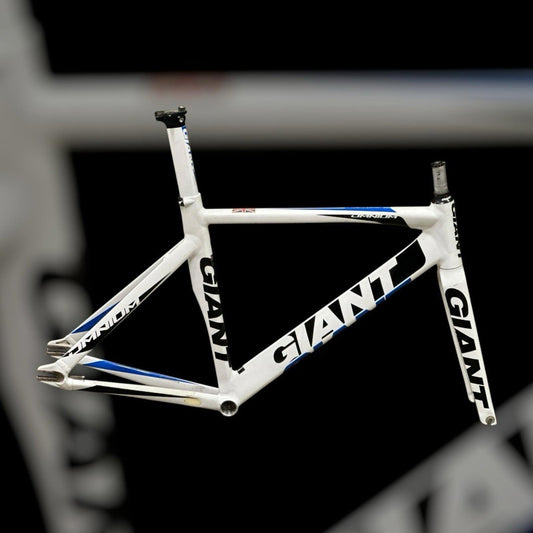 Giant Omnium Track Frameset Fixed Gear Pista  Size M Missing Saddle Base Clamp