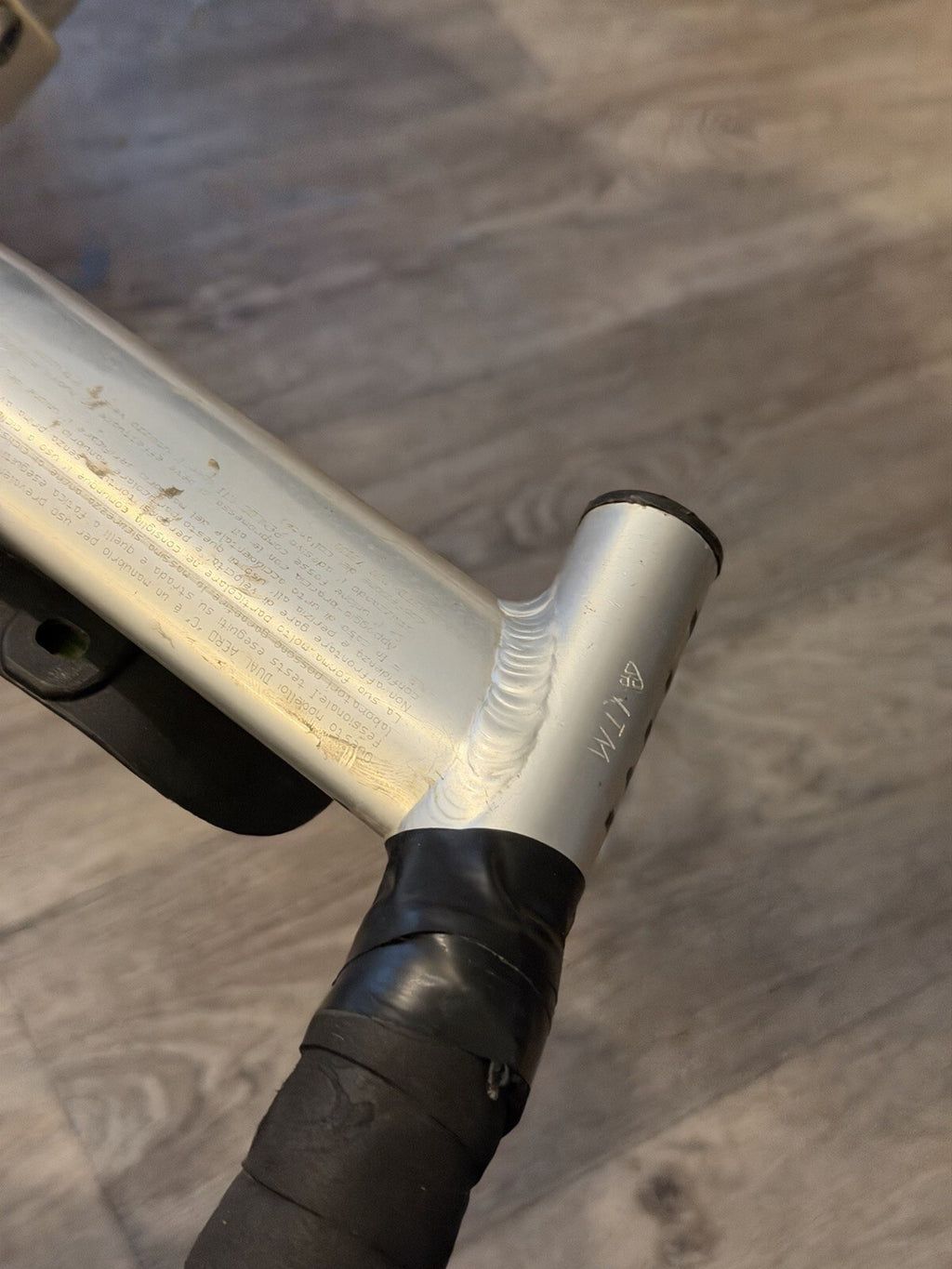 Rare Itm Dual Road Track Tt Handlebars Set