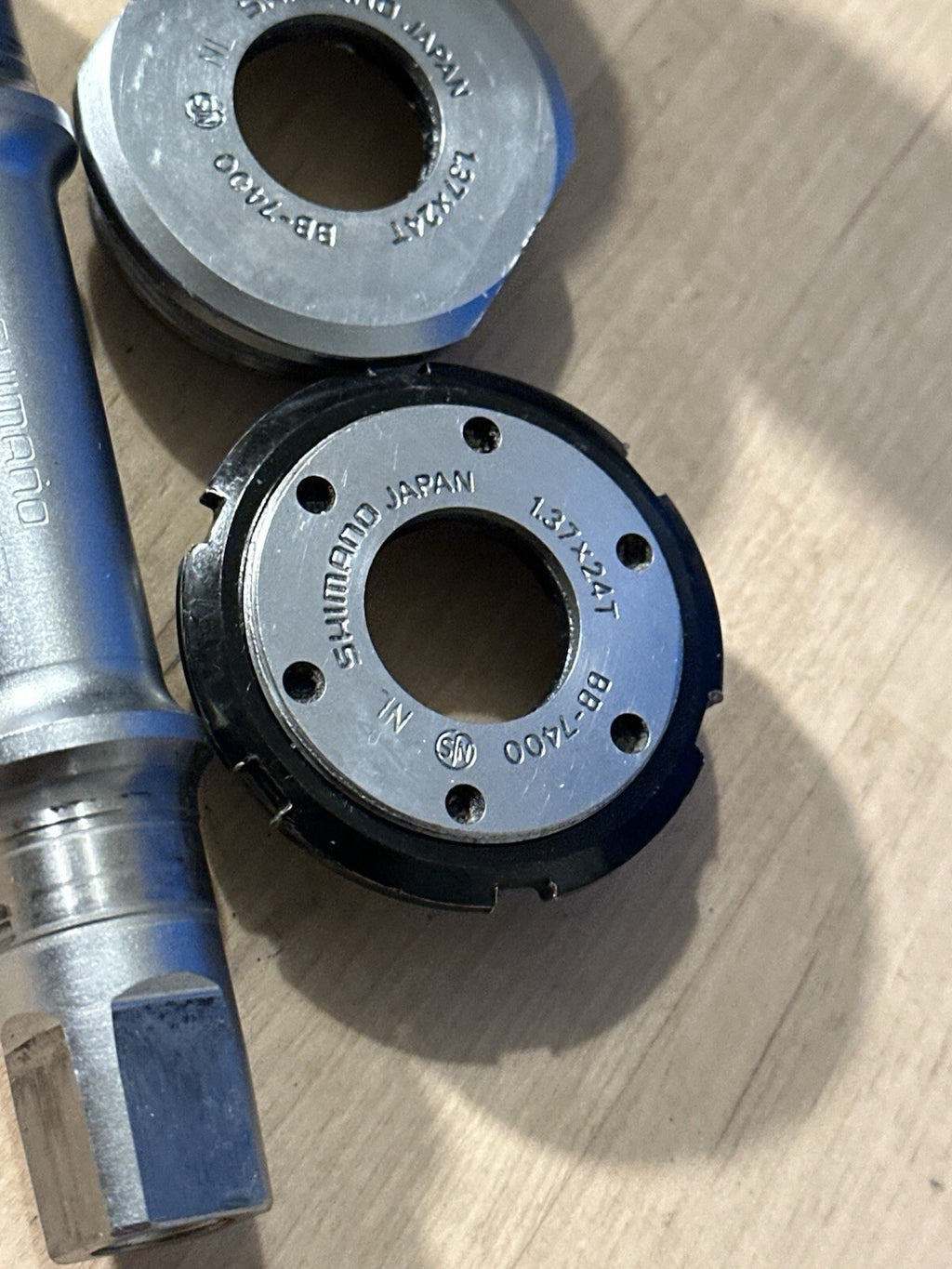 Rare Vintage Dura Ace Shimano Bottom Bracket Njs 7400
