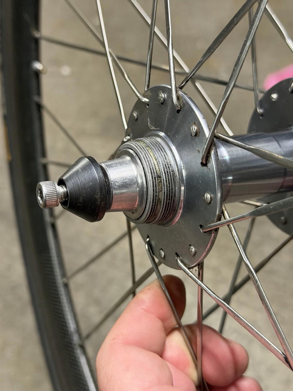 Zipp Tubular Track Wheelset Fixed Gear Pista Wheels Vintage ( Small Damage)