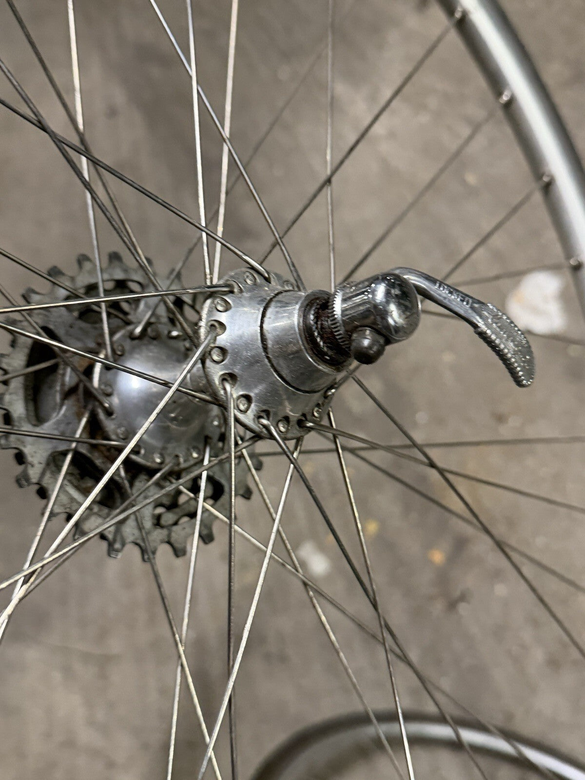 Campagnolo Road Clincher Wheelset Vintage Mavic Rims 700c 6 Speed Cassette - view 8