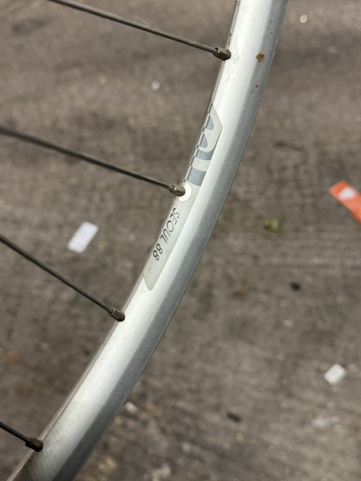 Tubular Miche Rear Track Pista Wheel Campagnolo Rim - view 10