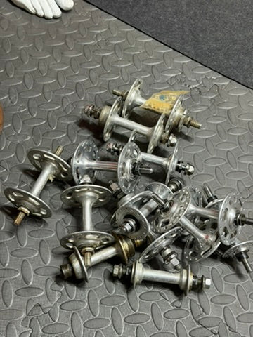 12 Campagnolo Vintage Pista Hubs Joblot