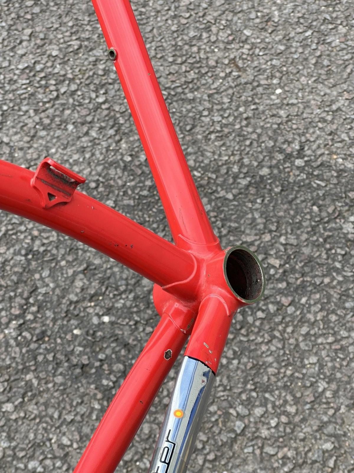 Rare Vintage Colnago Pursuit Tt 700/650c Cx Straight Forks Small Dent
