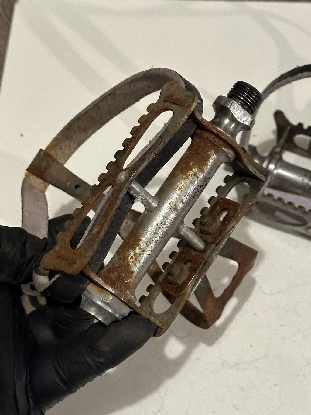 Vintage Bicycle Pedals And Cges