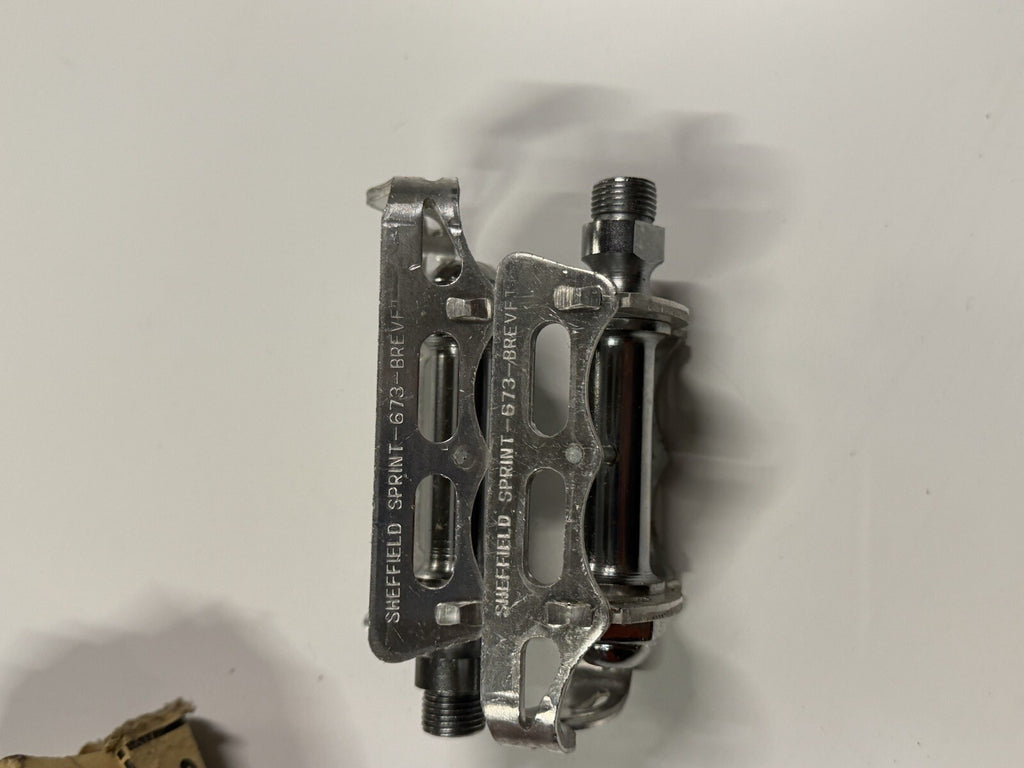 Vintage Sheffield Sprint Bike Pedals 673