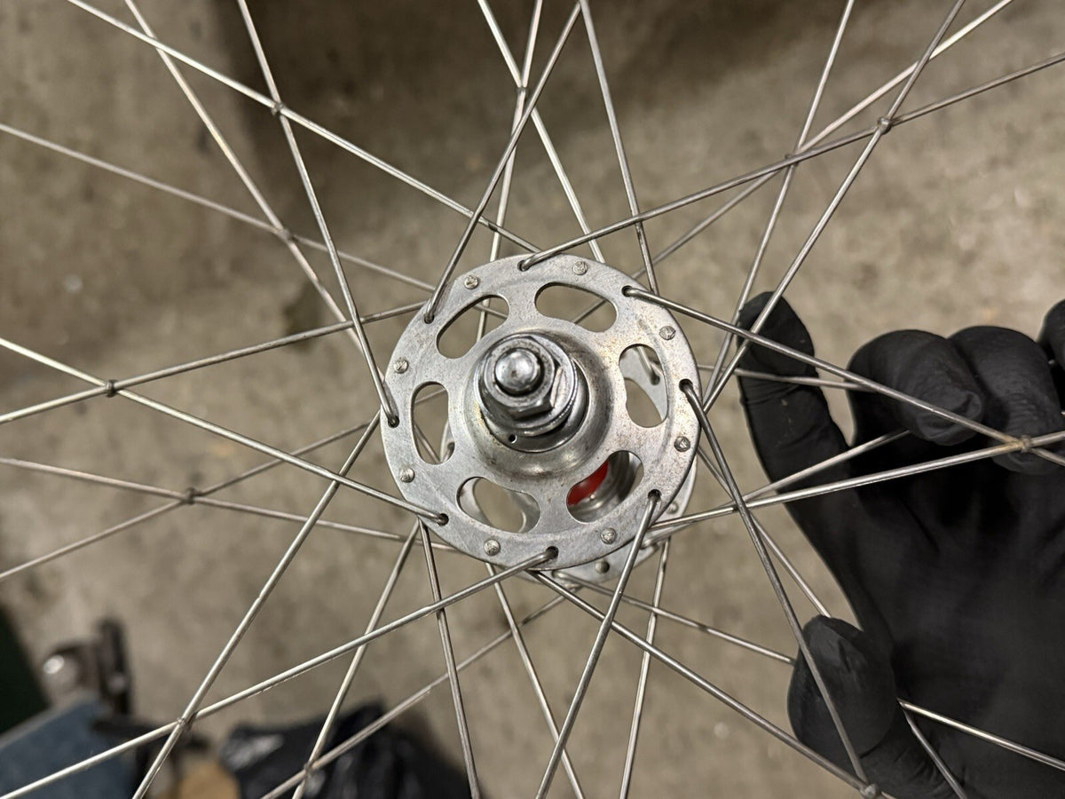 Campagnolo Pista Vintage Track Wheelset – Record Tubular - product photo 4 | Miclo Bikes