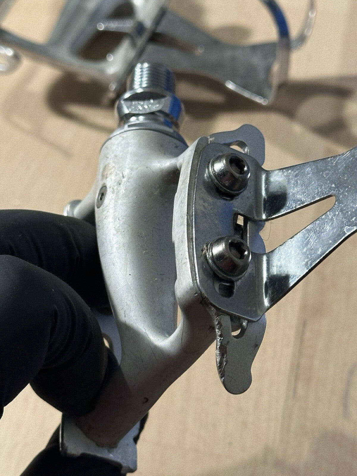 Vintage Rare Campagnolo Bike Pedals And Cages Size M Toe Clips - product photo 11 | Miclo Bikes