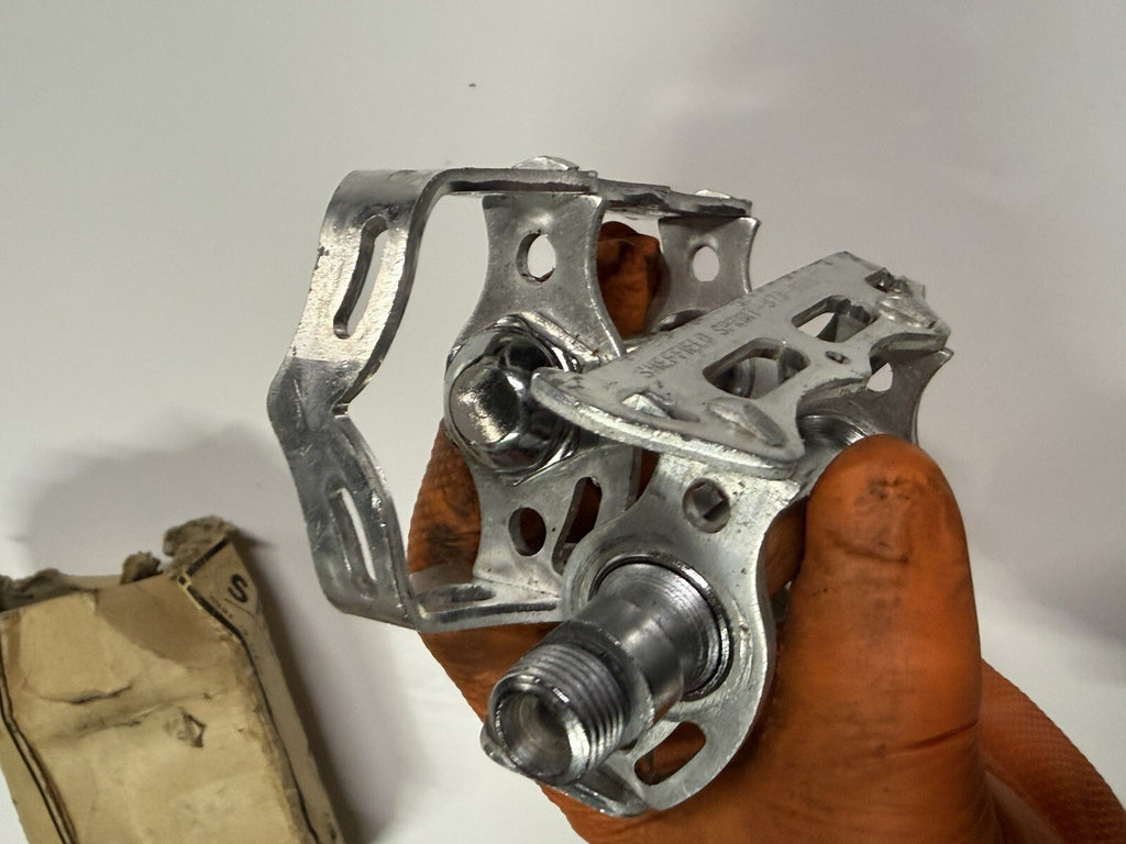 Vintage Sheffield Sprint Bike Pedals 673
