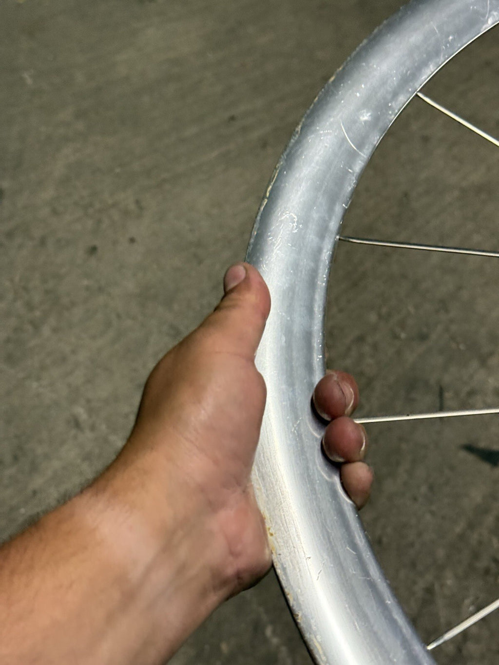 Rare Campagnolo Shamal Front Wheel 1st Gen Pista 650c Tubular