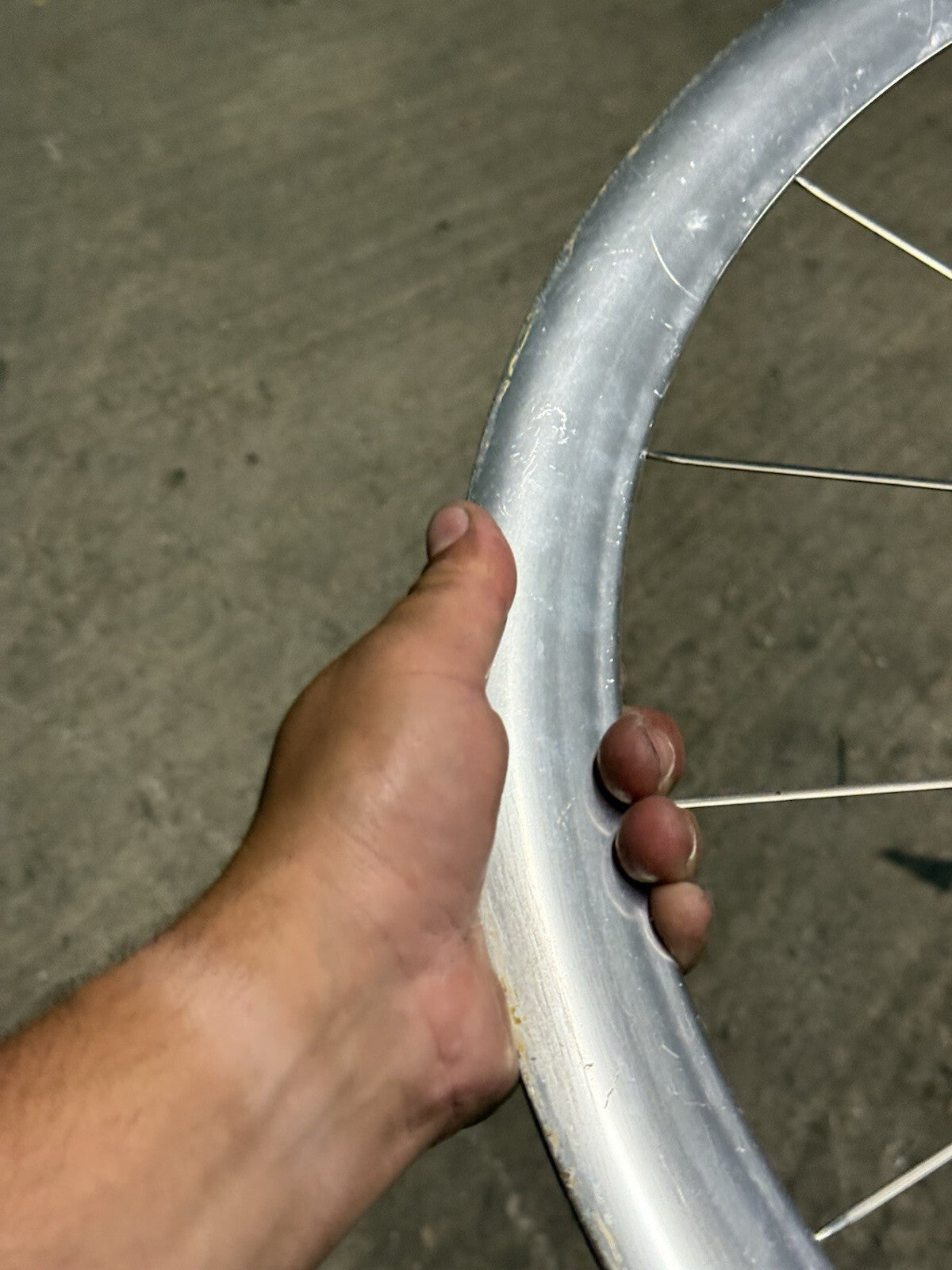 Rare Campagnolo Shamal Front Wheel 1st Gen Pista 650c Tubular