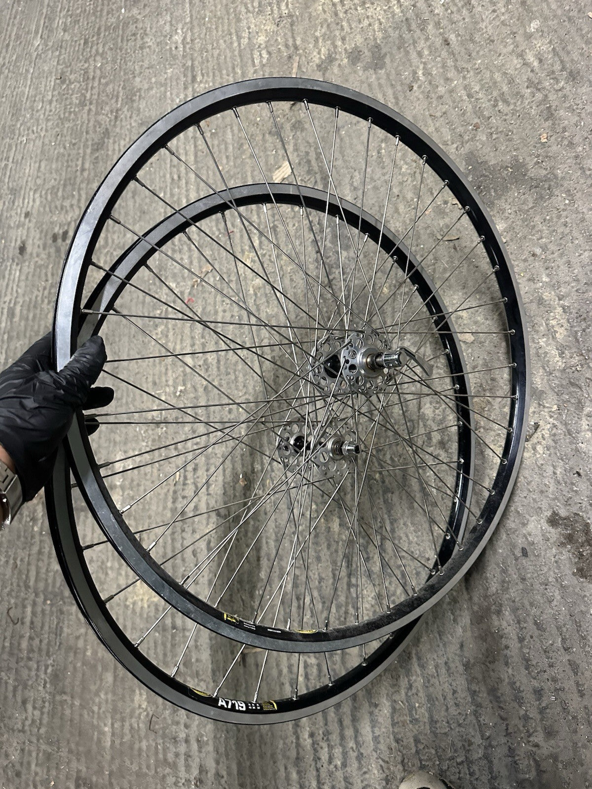Rare Campagnolo Gran Sport Vintage Hub Mavic Modern Clincher Rims 700c
