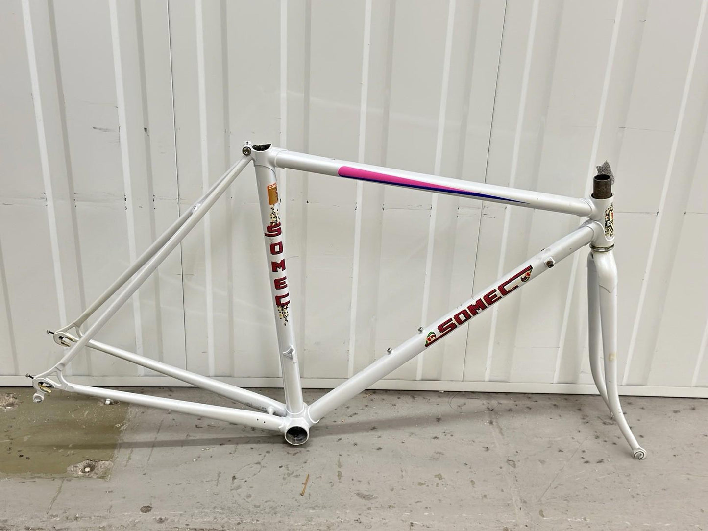 Vintage Somec Columbus Road Frameset Size Small Frame
