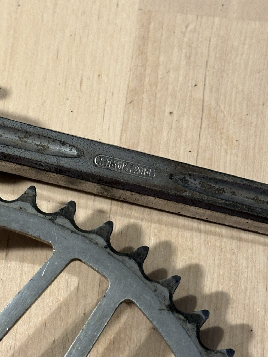 Rare Magistroni Crankset Road Track Vintage Cranks
