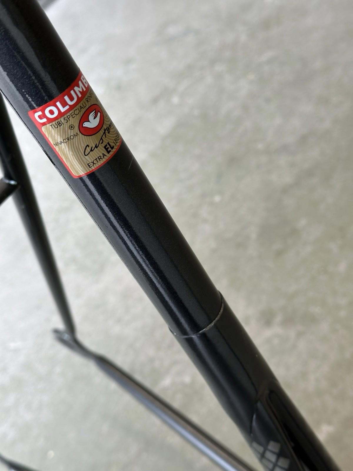 Rare Geliano Pista Columbus Tubing Split Seattube Track Custom Frameset