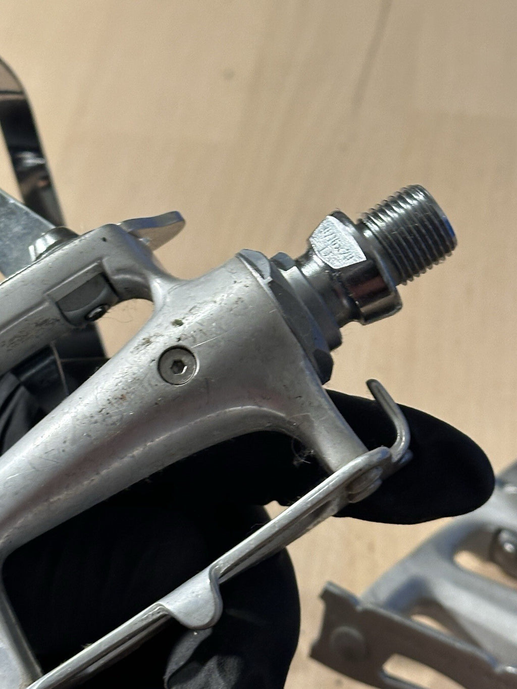 Vintage Rare Campagnolo Bike Pedals And Cages Size M Toe Clips - product photo 10 | Miclo Bikes