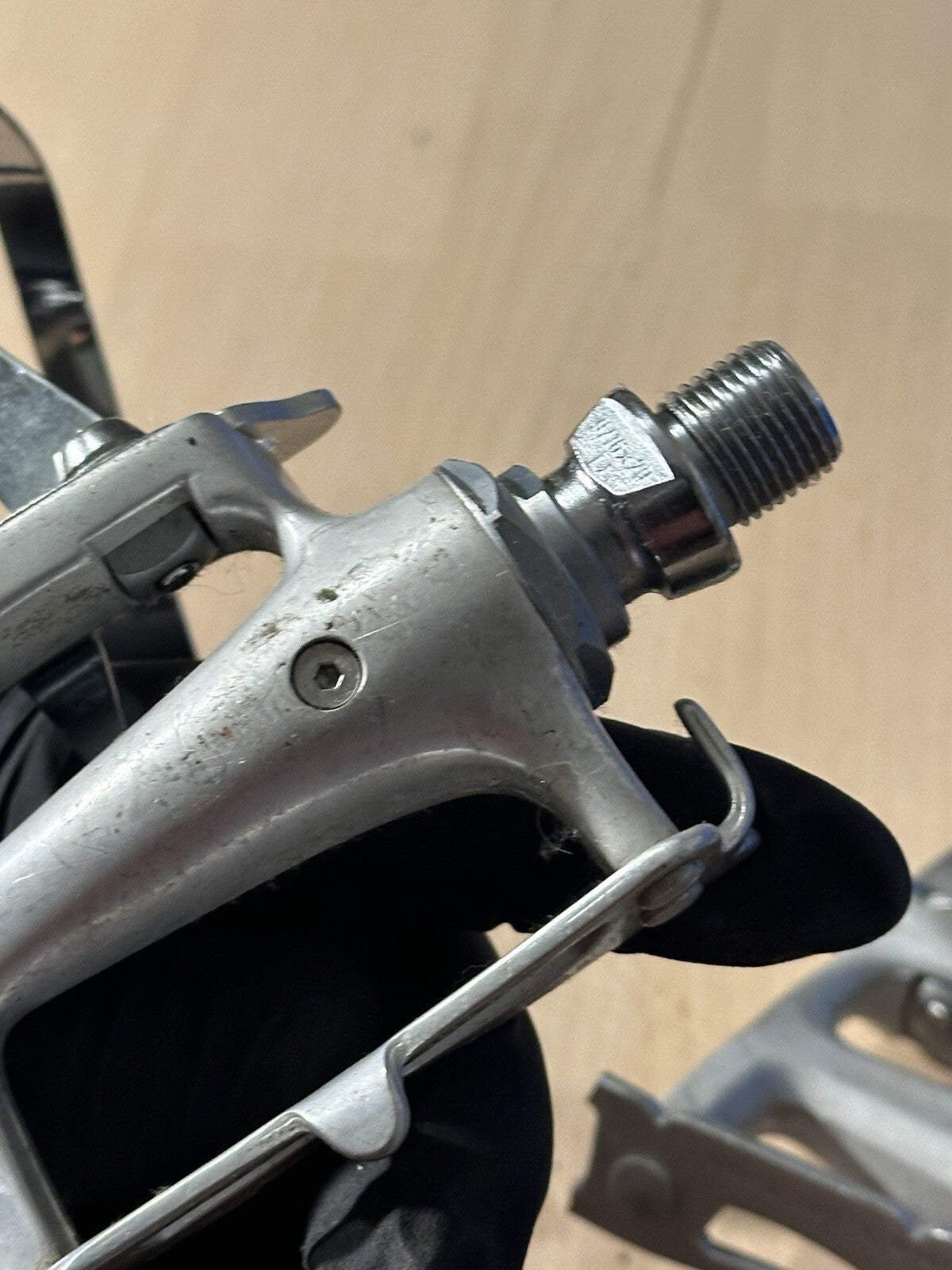 Vintage Rare Campagnolo Bike Pedals And Cages Size M Toe Clips - product photo 10 | Miclo Bikes