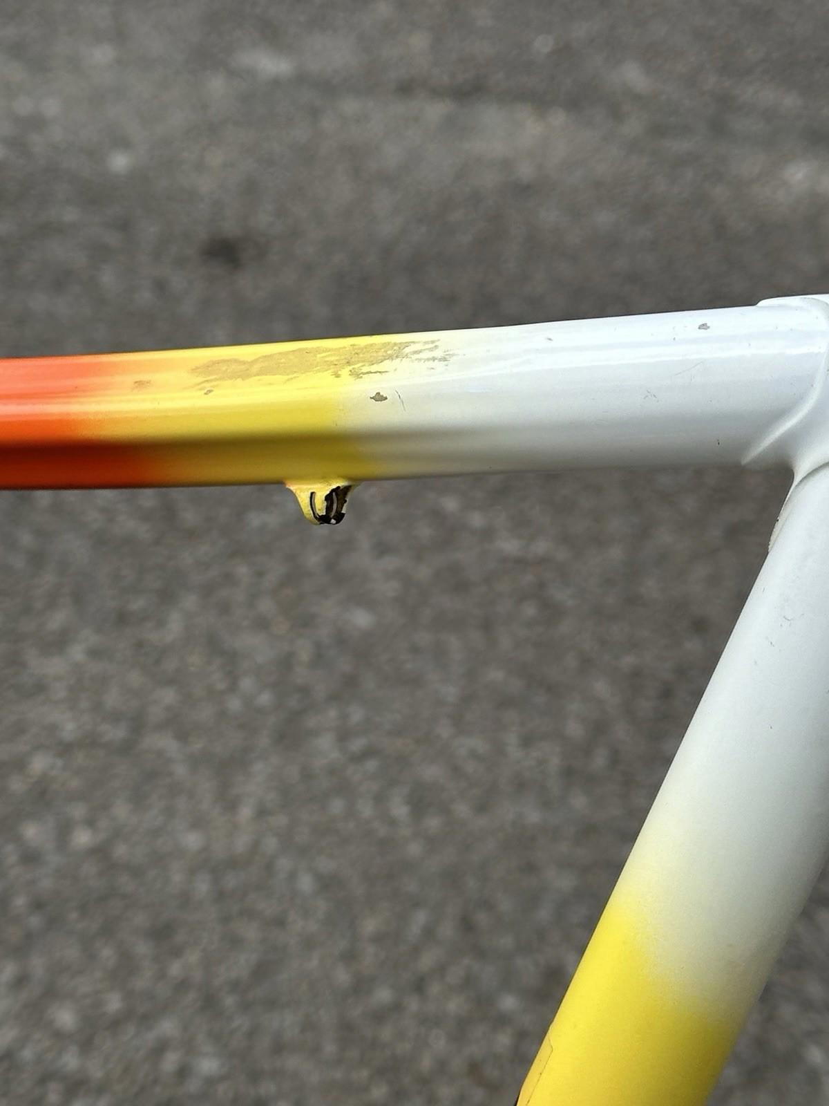 Rare Vintage Colnago Pursuit Tt 700/650c Cx Straight Forks Small Dent