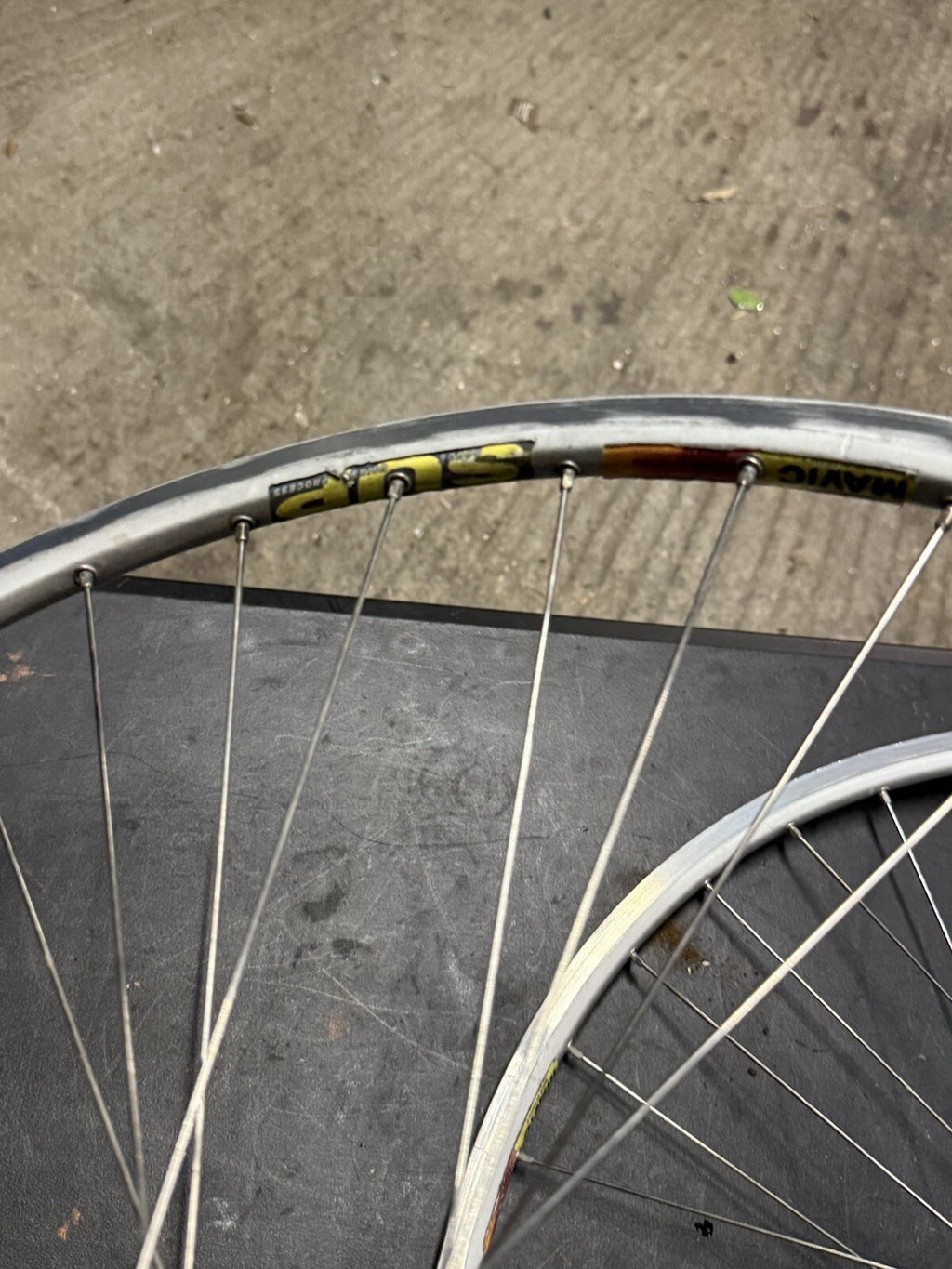 Vintage Campgnolo Clincher Wheelset Mavic Rims 8speed - view 7