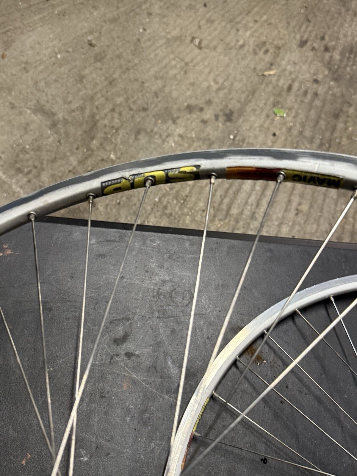 Vintage Campgnolo Clincher Wheelset Mavic Rims 8speed - view 7