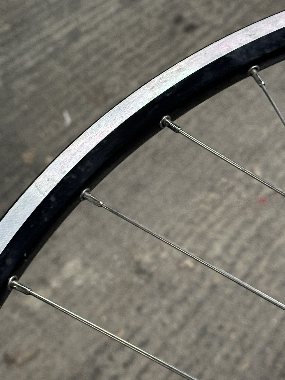 Rare Campagnolo Gran Sport Vintage Hub Mavic Modern Clincher Rims 700c - view 9
