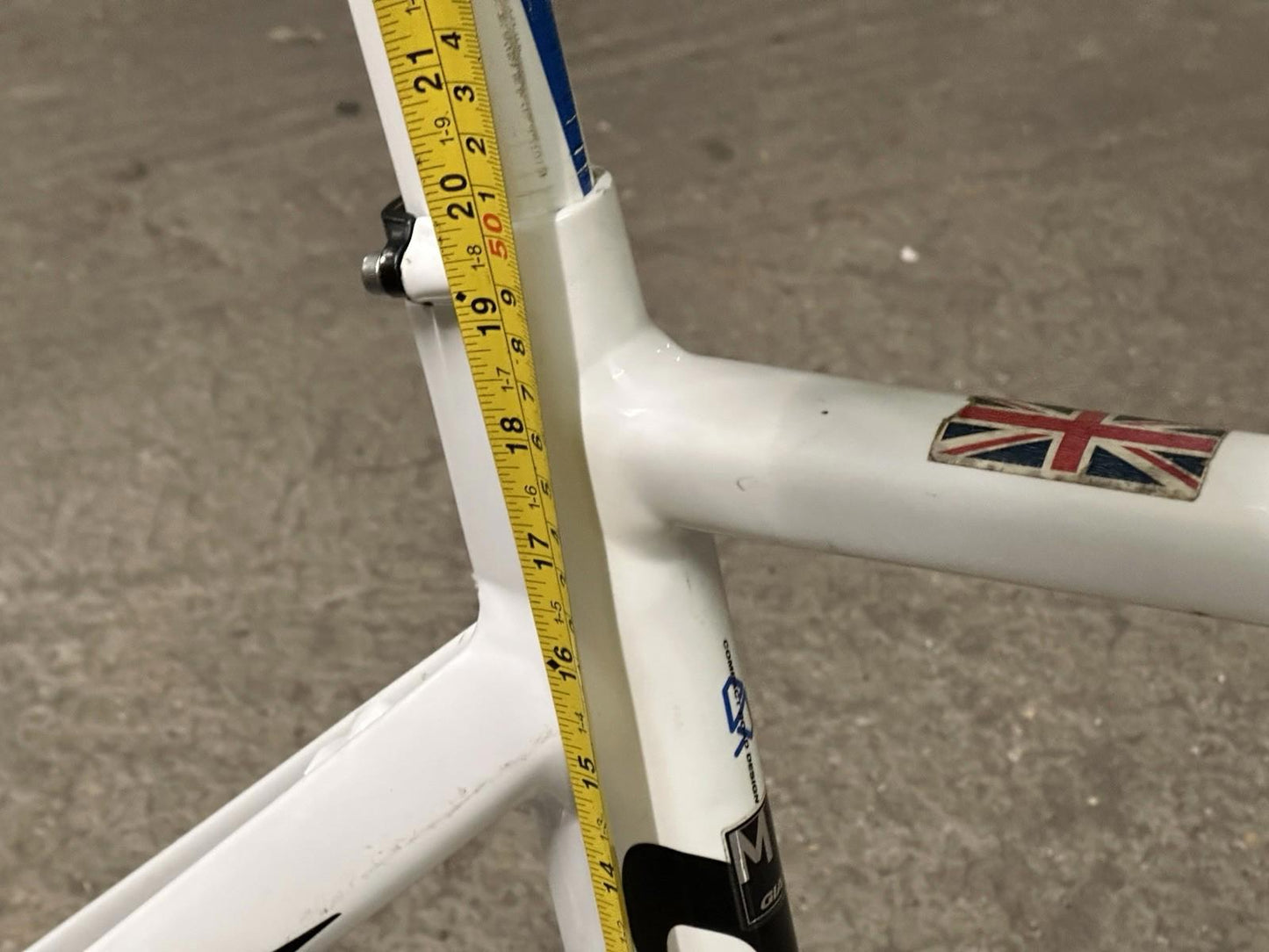 Giant Omnium Track Frameset Fixed Gear Pista  Size M Missing Saddle Base Clamp