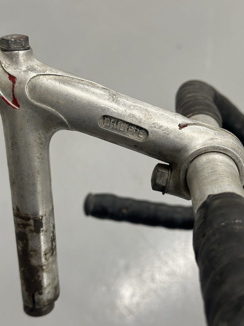 Rare Vintage Philipe Stem With Handlebars And Shimano 600 Brake Levers