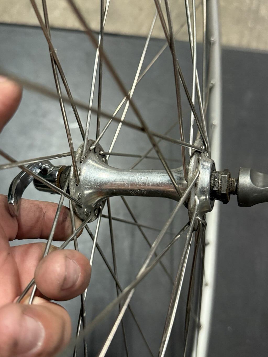 Vintage Campgnolo Clincher Wheelset Mavic Rims 8speed - view 14