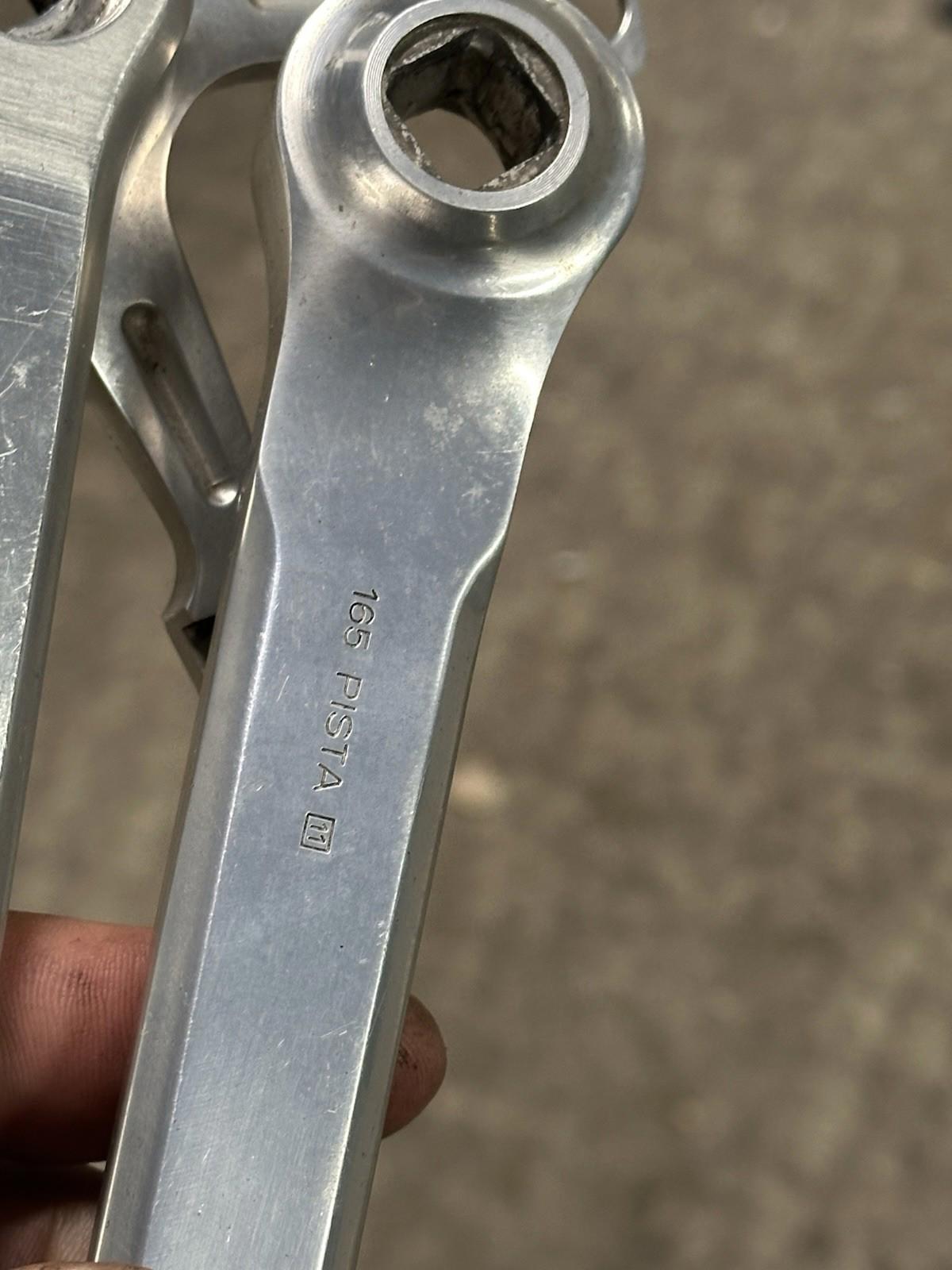 Campagnolo Pista Track Crankset 165mm Non Fluted