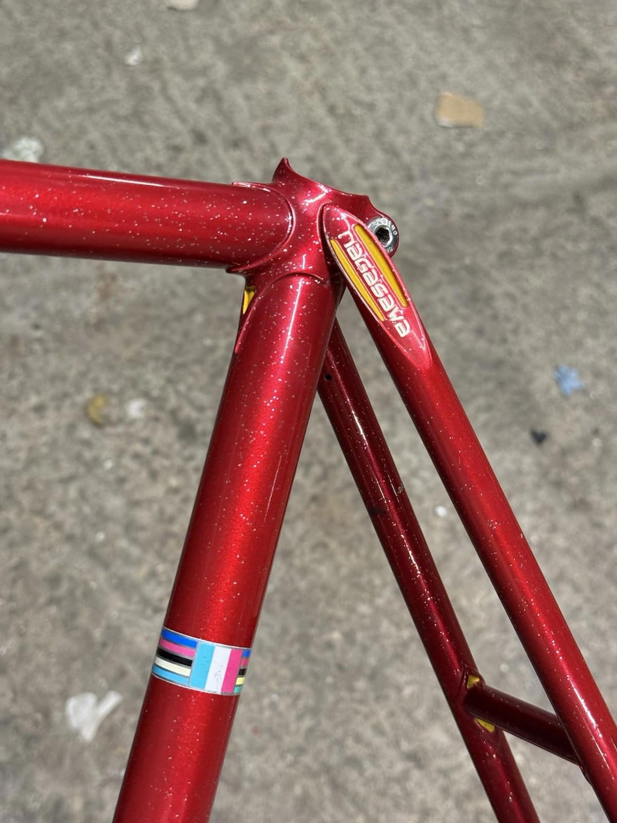 Rare Njs Nagasawa Frameset Fixed Gear Keirin Track Frame Size m