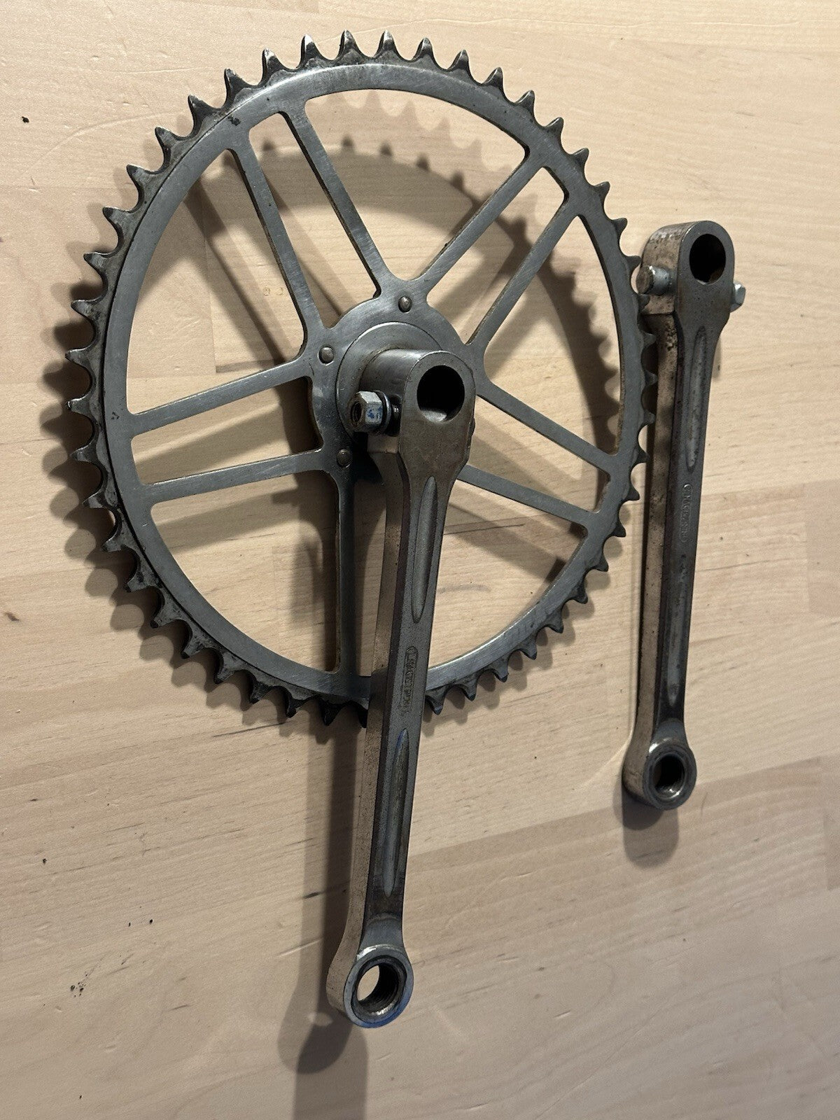 Rare Magistroni Crankset Road Track Vintage Cranks
