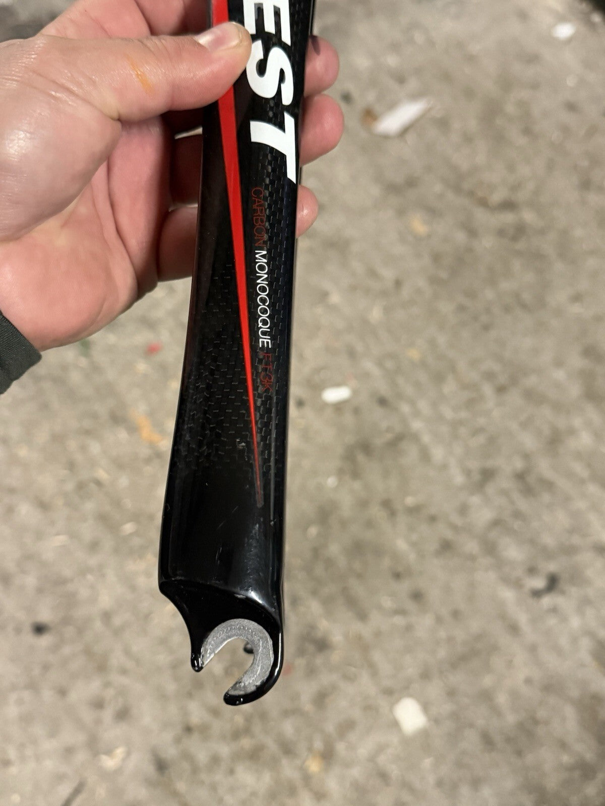 Fondriesr Full Carbon Road Forks Tapered 1/4 - view 3