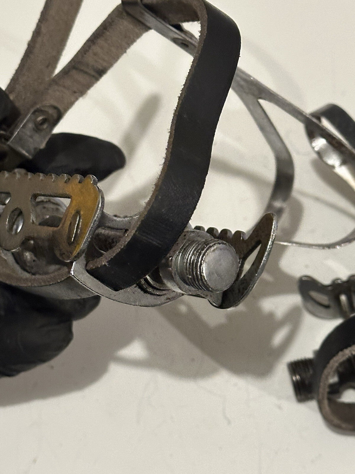 Vintage Bike Pedals And Cages Tour De France - product photo 3 | Miclo Bikes