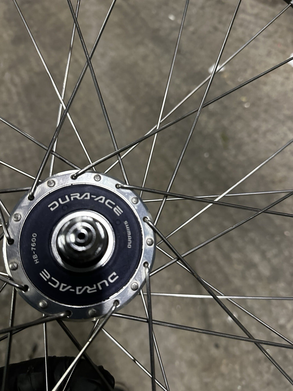 Dura Ace 7600 Front Wheel 650c Rim Tubular Pista - view 7
