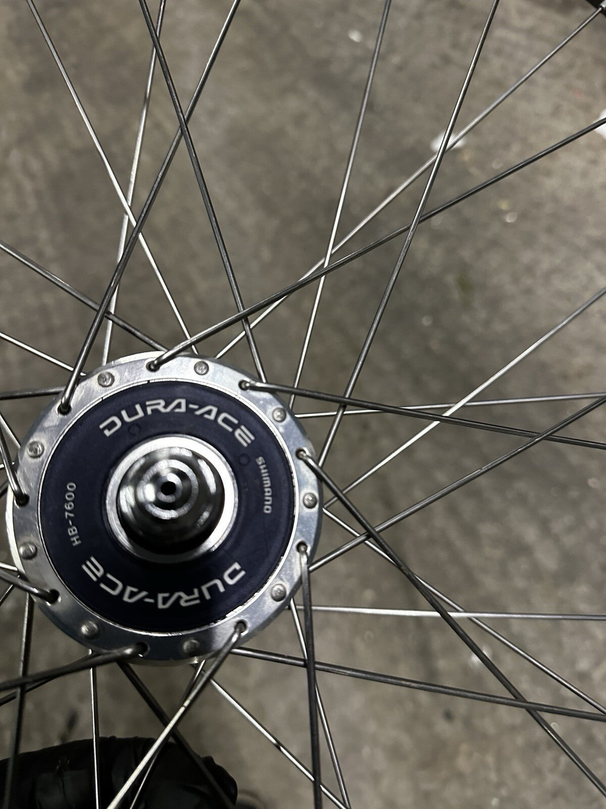 Dura Ace 7600 Front Wheel 650c Rim Tubular Pista - view 7